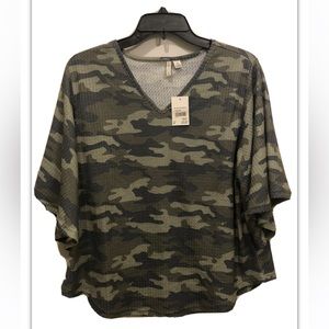 NWT Cato Fashions Camo Shirt